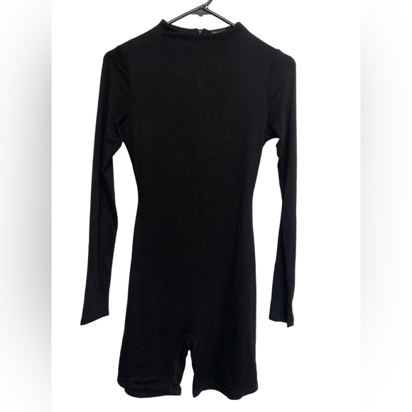 NWOT Naked Wardrobe Sculpt long-sleeve knit stretch romper - Picture 2 of 4